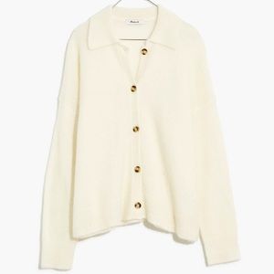 Madewell Carrabelle Polo Cardigan Sweater